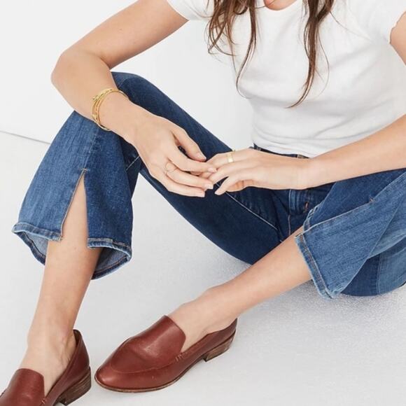 M.i.h Jeans Women’s Marrakesh Cropped Kick Flare Two Tone Sonia Jeans Size 29 - Picture 15 of 15